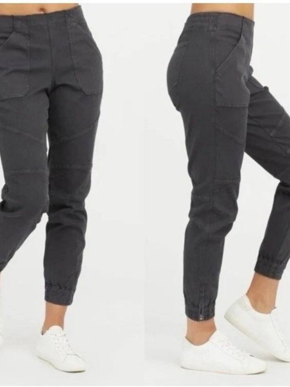 Spanx Cargo Jogger Pants Grey Size M